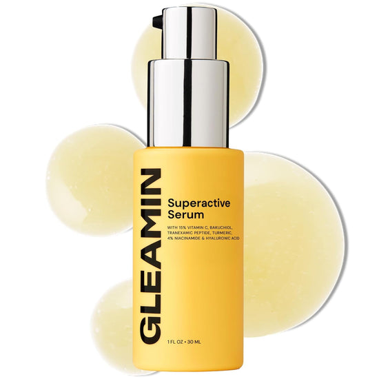 Vitamin C Serum, 15% Vitamin C Serum, Gleamin Superactive Serum, Tranexamic Acid Serum, Niacinamide Face Serum, Bakuchiol Serum, Skin Brightening Serum, Dark Spot Corrector, Discoloration Correcting Serum, Uneven Skin Tone Serum, Anti Aging Face Serum, Hydrating Facial Serum, Skin Texture Serum, Radiance Boosting Serum, Hyperpigmentation Serum, Fragrance Free Serum, Fine Line Serum, Glowing Skin Serum, Skin Rejuvenation Serum, Antioxidant Face Serum